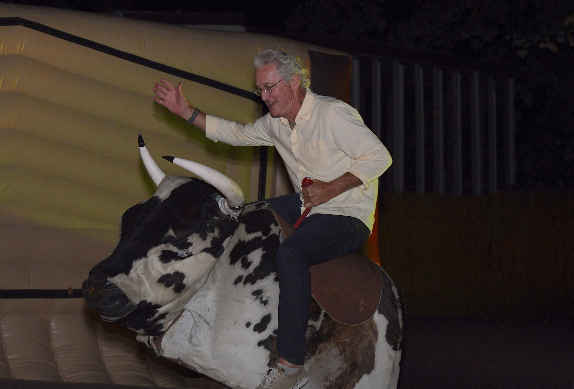 Tony McDowell on the bull