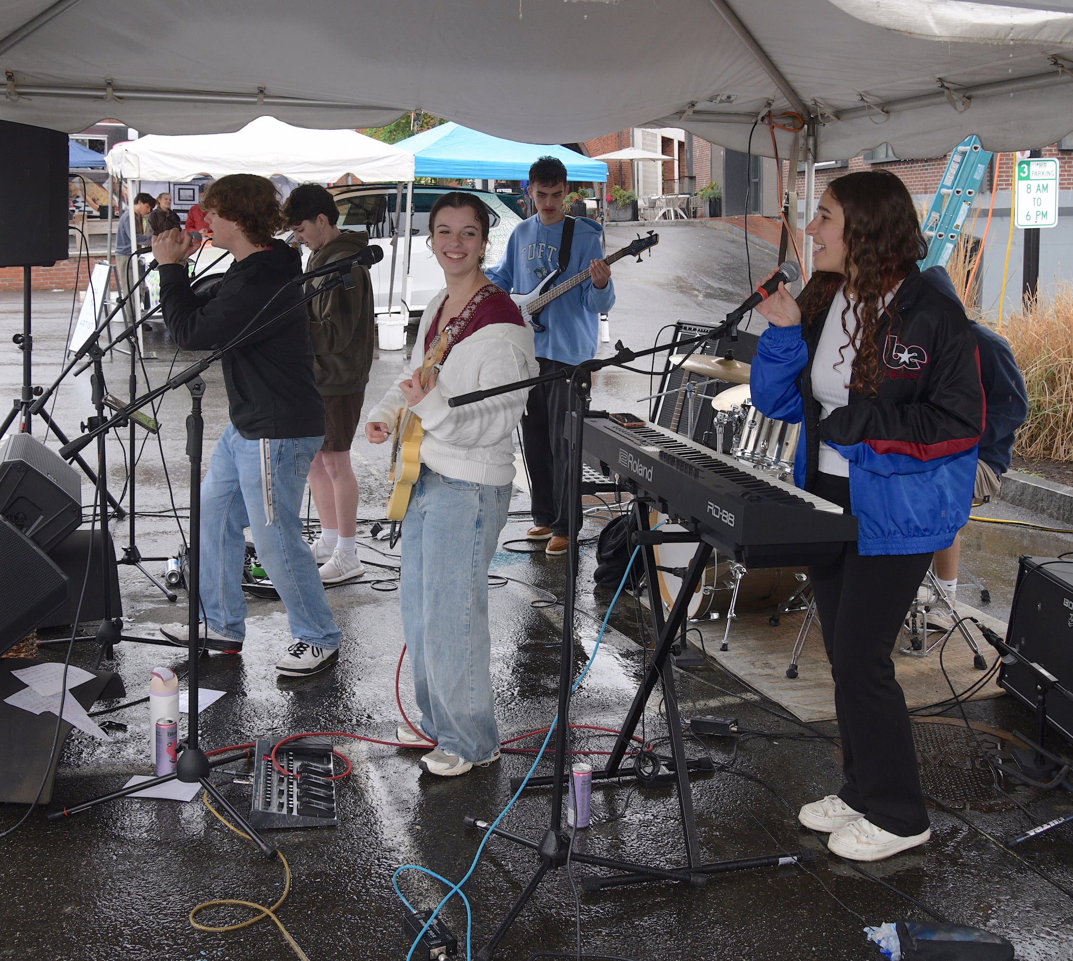 The band Moss, Fairfield, School of Rock grads