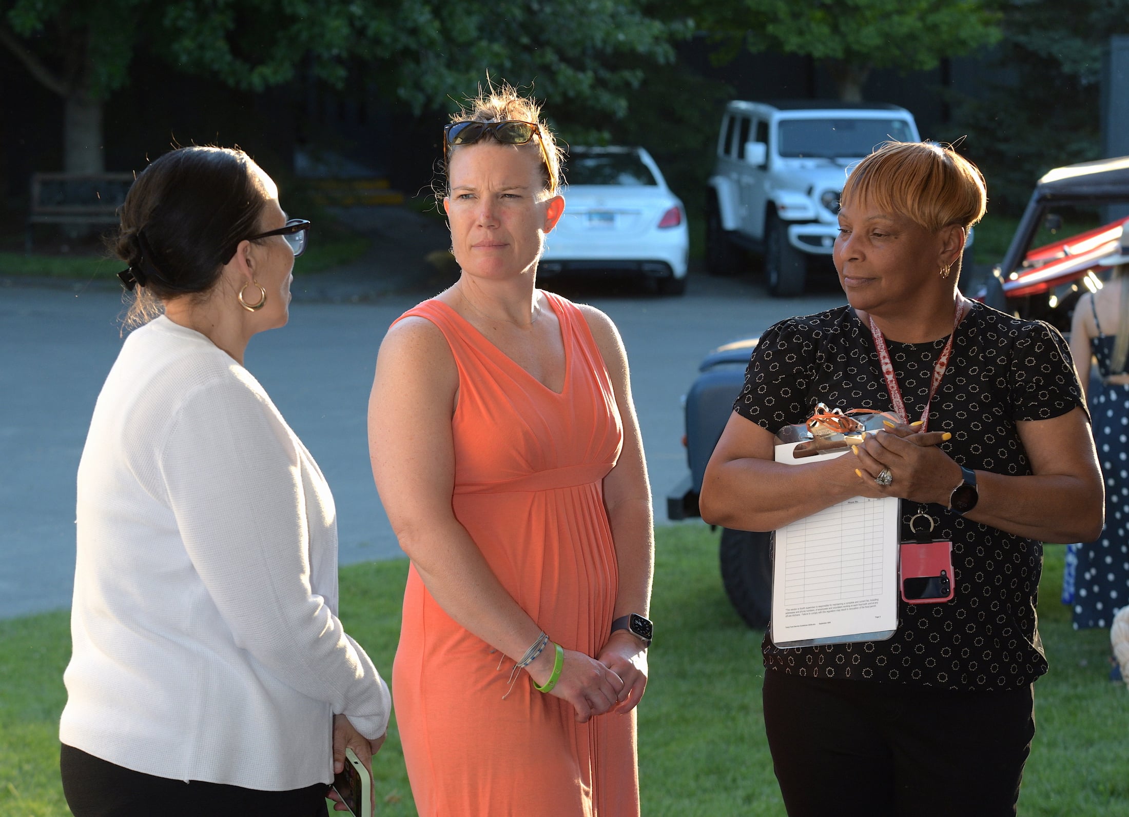 Clasp Staffers Elisa Figueroa, Derby, Leeann Howard, Norwalk, Pat Peele