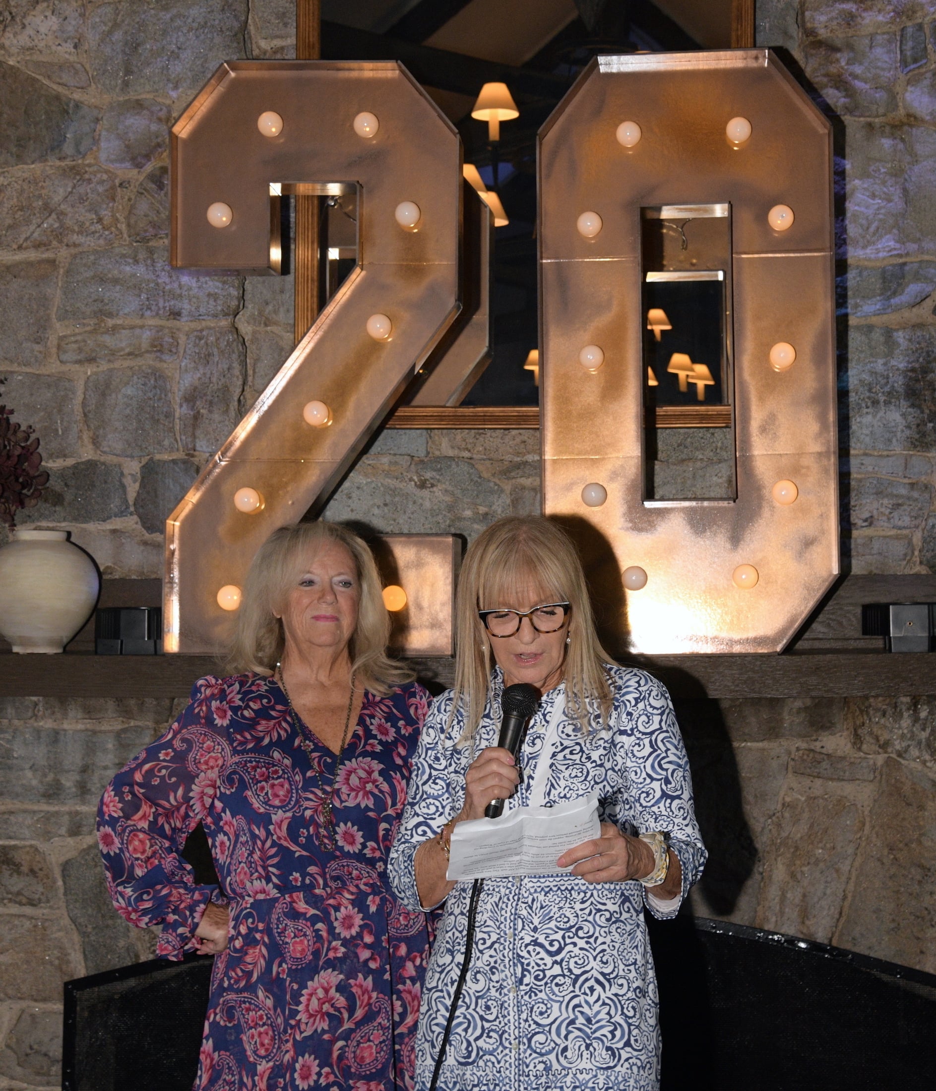 Clasp's President Tracy Flood (42 years with Clasp) and Robin Hammond