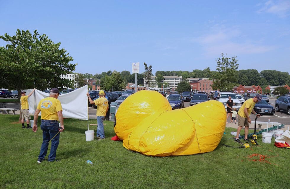Rotary Readying for Online Duck Race