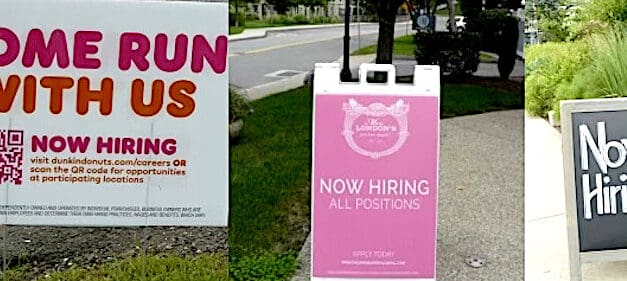 Now Hiring: Here, Here and Here … Jobs Go Begging in Pandemic-Era Westport