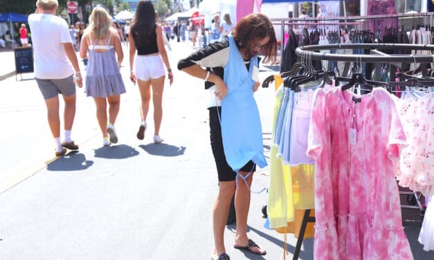 Sunny Day at the Sidewalk Sale
