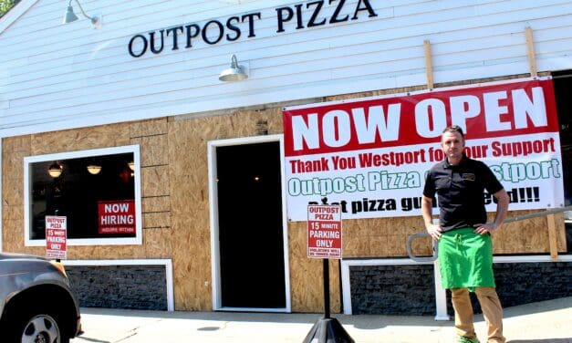 Back in Business: Outpost Pizza Opens After Repairs to Crash Damage