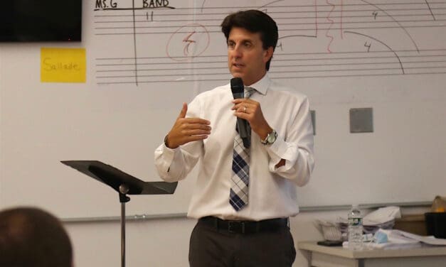 Scarice Visits Individual Schools for “Convocation”