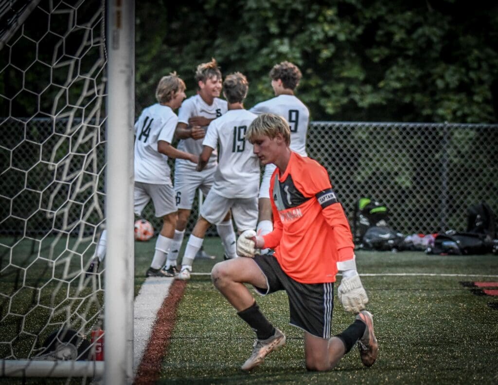 2021 celebration vs NC - Brian Watkins