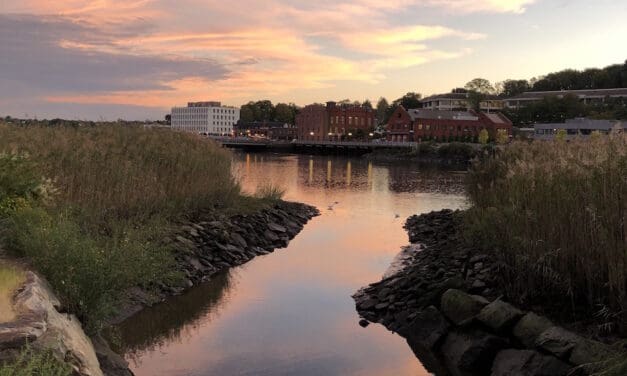 Sunset by the Saugatuck …