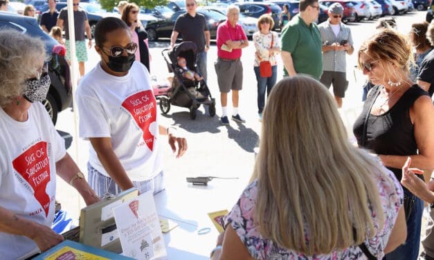 Delicious Turnout for Slice of Saugatuck