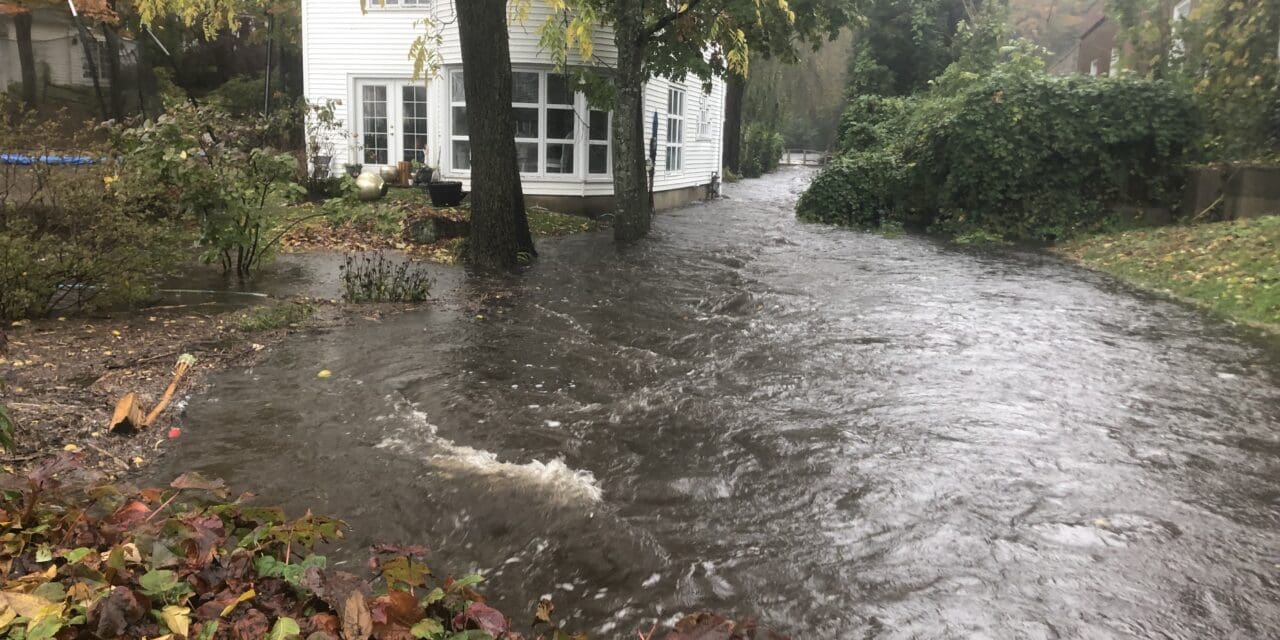 Nor’easter Day 2: Winds Posing Hazard, Deadman Brook a Flashpoint