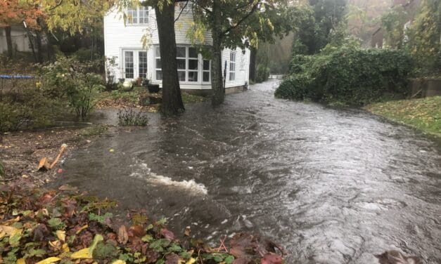 Nor’easter Day 2: Winds Posing Hazard, Deadman Brook a Flashpoint