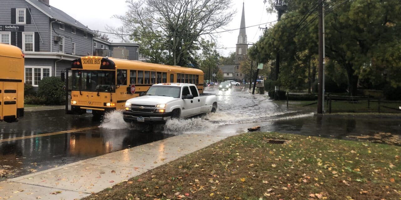 Nor’easter Photo Gallery: Roads Closed, Wind Warning Posted as Storm Powers On