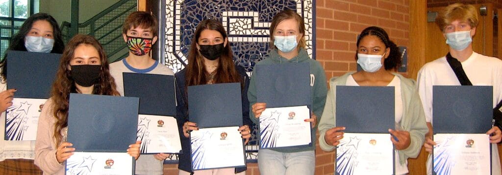 Honorees are "all-around good citizens" at the school, administrators say.