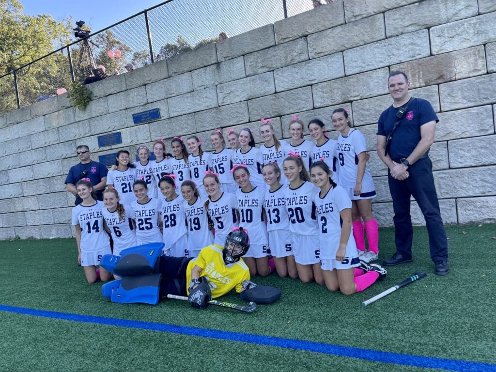 Team photo with coaches