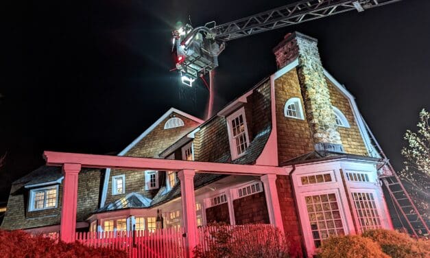 Roof Fire Erupts at Hillspoint Road House