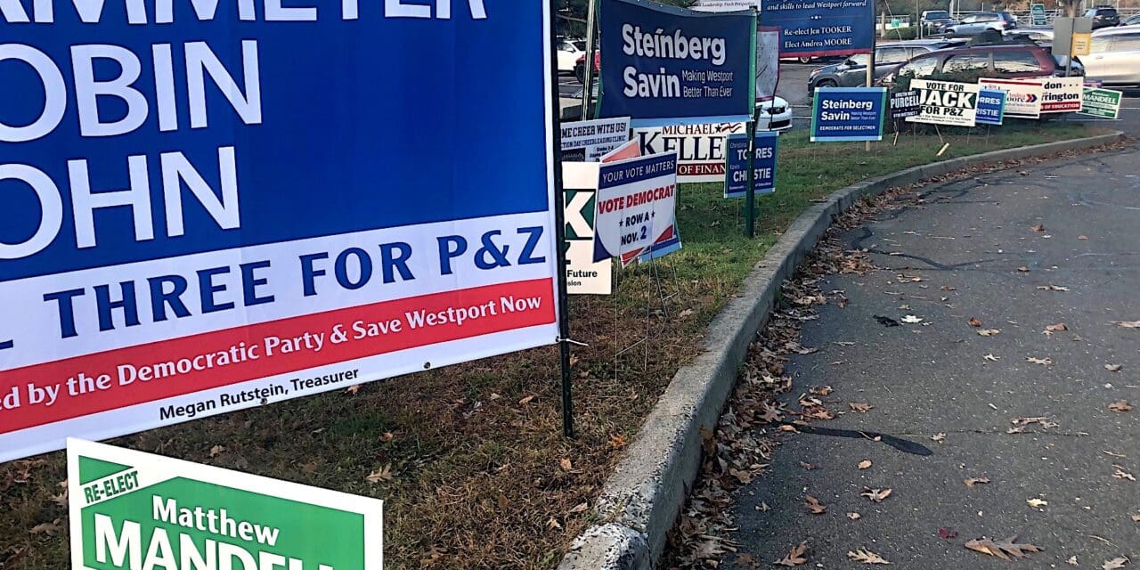 Westport’s Election at Midday: Long Voter Lines a COVID Casualty?