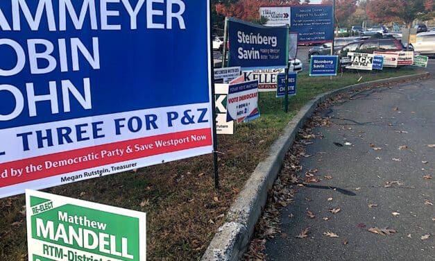 Westport’s Election at Midday: Long Voter Lines a COVID Casualty?