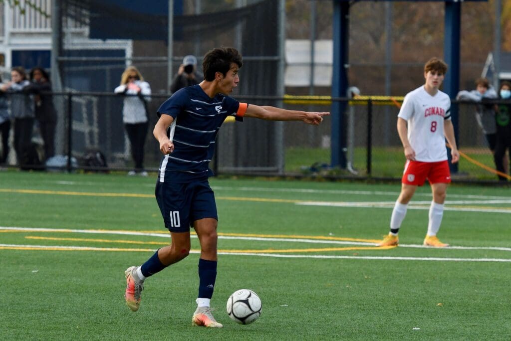 Tri-captain Murilo Moreno takes charge. Photo by Mark Sikorski
