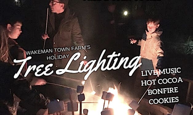Holiday Tree Lighting Brightens Wakeman Town Farm on Dec. 3