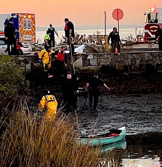 Man Rescued from Cold Waters off Saugatuck Shores