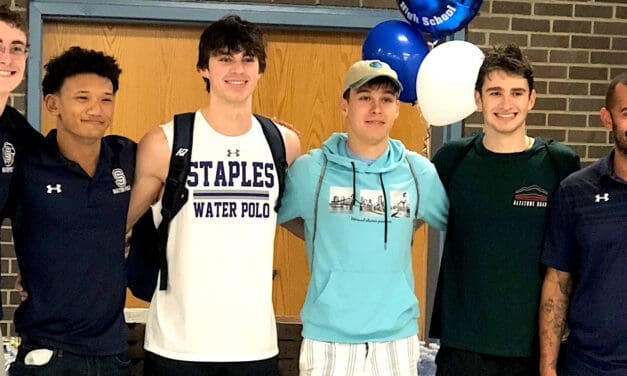Staples Water Polo Seniors Honored After Sinking Suffield