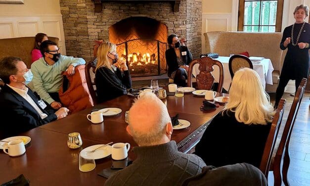 Chamber of Commerce Hears from Tooker in Return to A.M. Networking