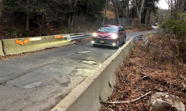 Troubled Bridge Over Aspetuck Waters: New Bayberry Span Backed