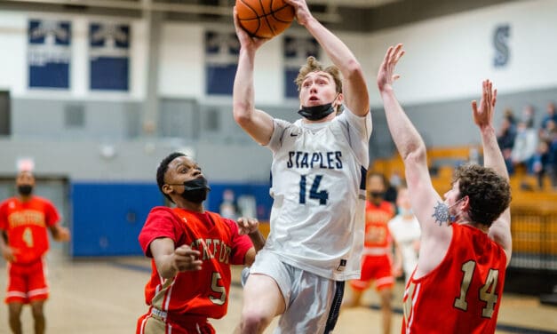 Staples Beats Stratford in a Slugfest