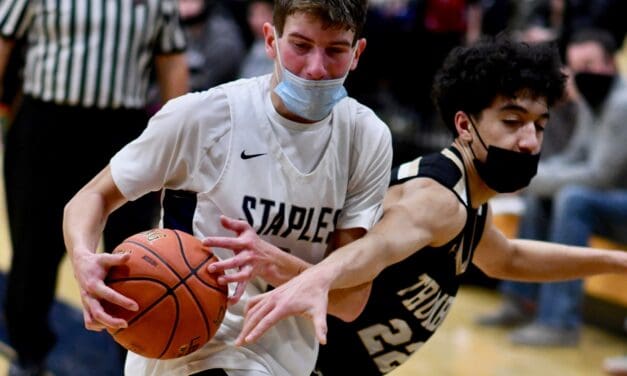 Staples Wins Third Straight, Overcomes Trumbull