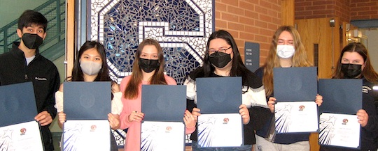 ‘Students of the Month’ for February Cited at Staples High School
