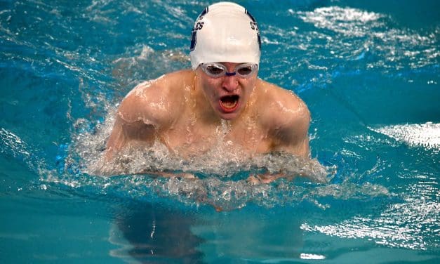 Staples Boys Swim Teammates Do Well at Class LL Meet