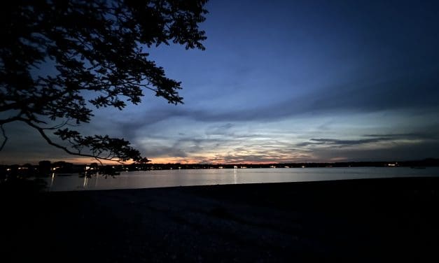 Sunset at Cedar Point …
