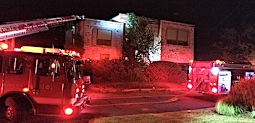 Early-Morning Deck Fire Doused at Island Way Home