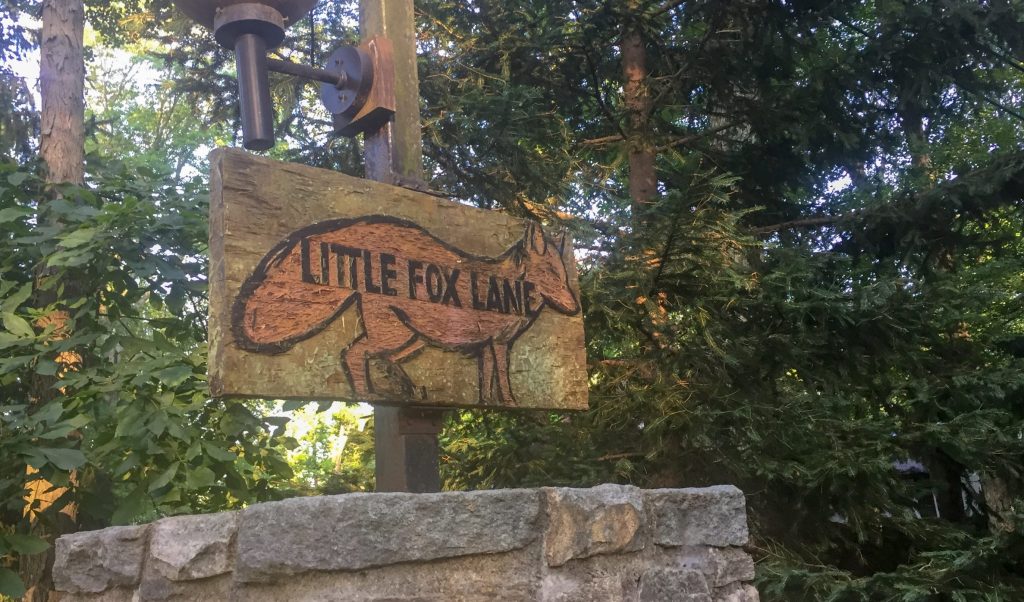 Little Fox Lane in Westport, a private road. / Photo by Thane Grauel.