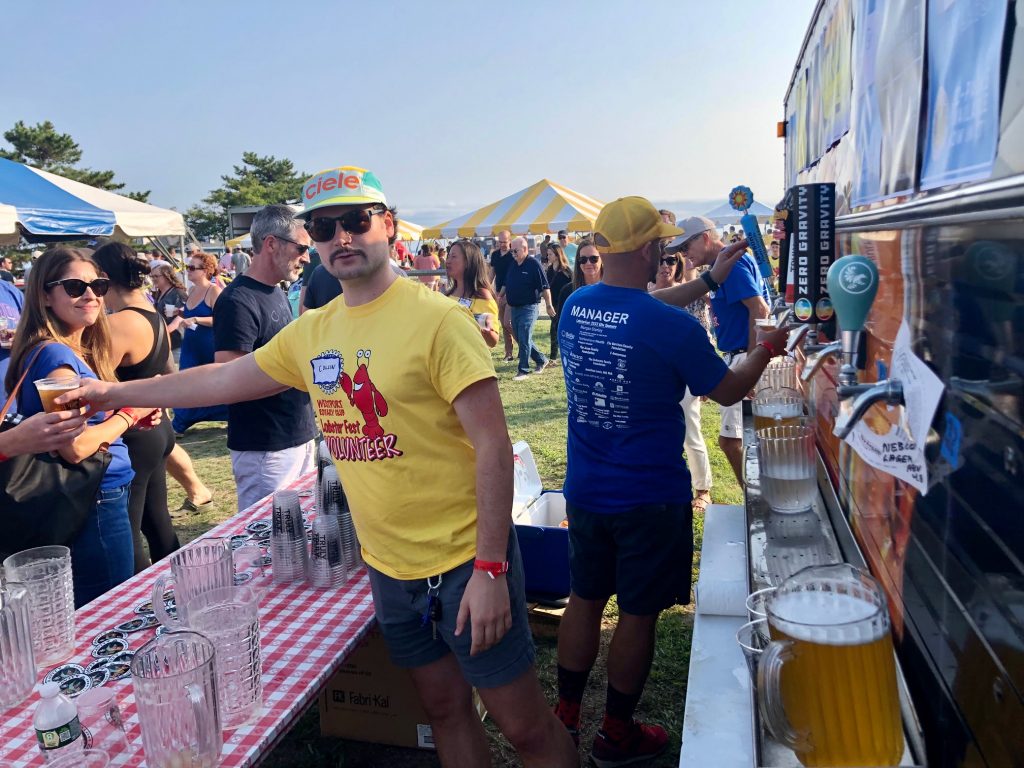 The beer line. / Photo by Thane Grauel