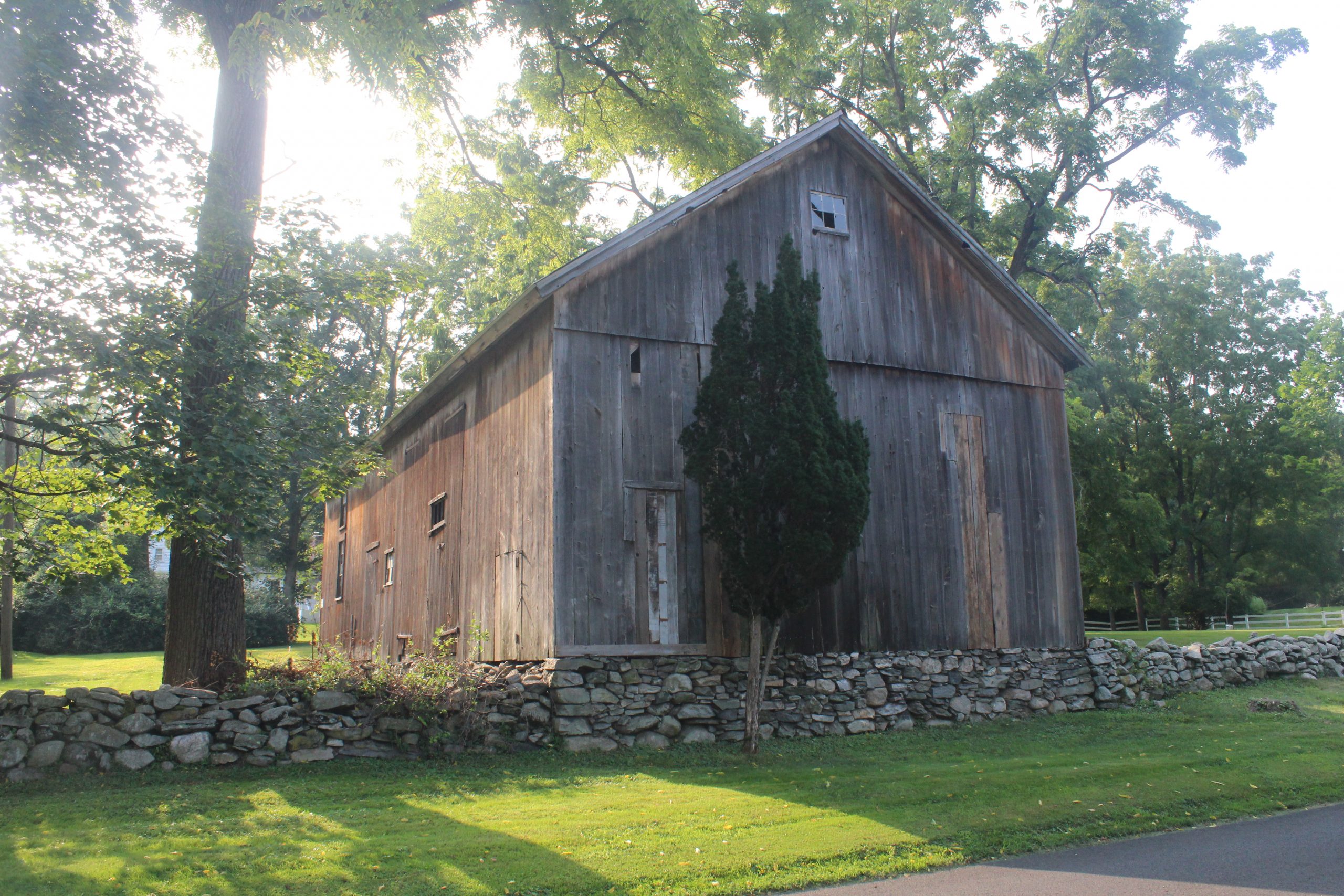 A view of the main barn from Turkey Hill Road South. / Photo by Thane Grauel.