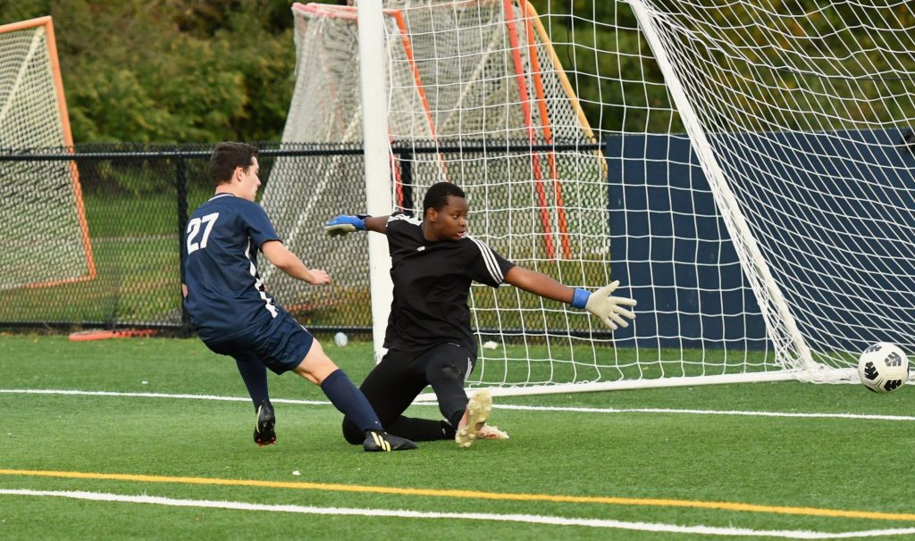 Matt Shackelford scores against Bridgeport Central– Photo Mark Sikorski