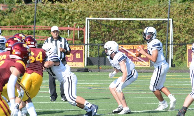 Football team piles up 56 points in win over Bears