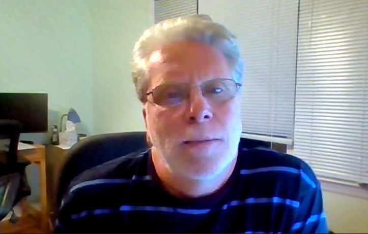 Matthew Mandell, a Representative Town Meeting member from District 1, which includes Saugatuck, at Monday's Planning and Zoning Commission meeting.