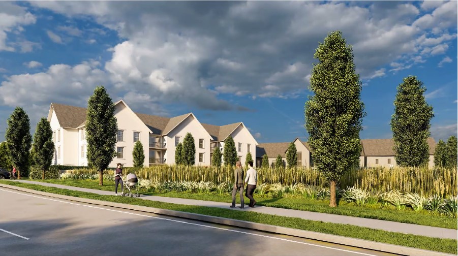 A rendering of the Delamar hotel to replace the Westport Inn at 1595 Post Road East. The new hotel would have 75 rooms instead of the original 116.
