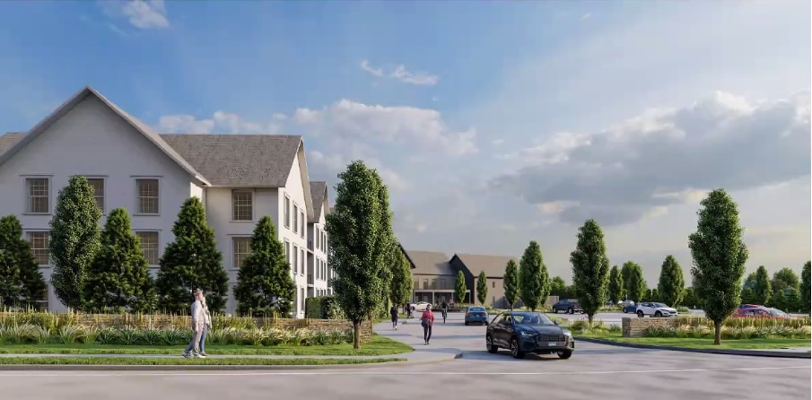A rendering of the Delamar hotel to replace the Westport Inn at 1595 Post Road East. The new hotel would have 75 rooms instead of the original 116.