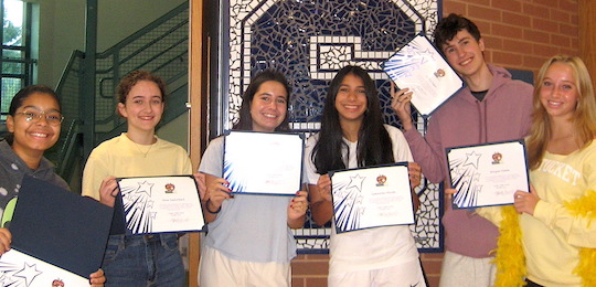 Six Staples ‘Students of the Month’ named for October