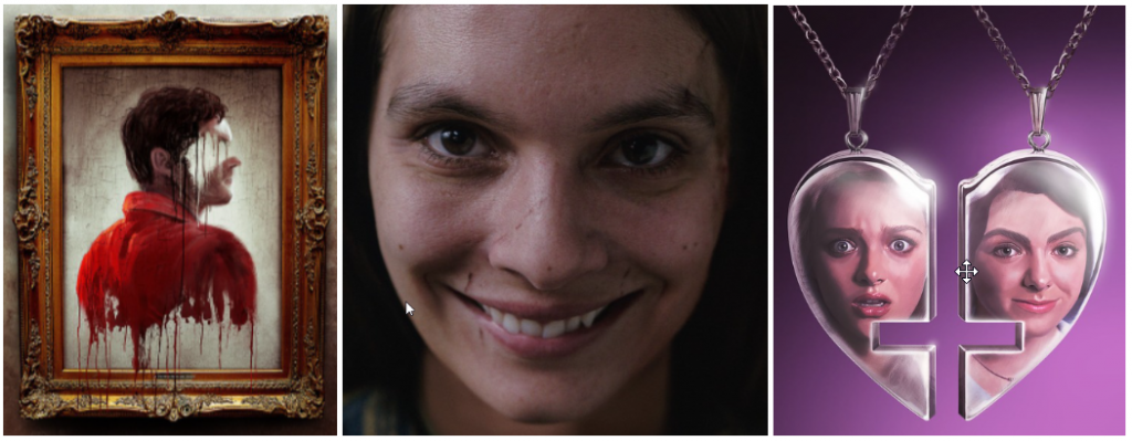 The Visitor--Photo Blumhouse, The Smile--Photo Paramount, My Best Friend's Exorcism--Photo Prime Video