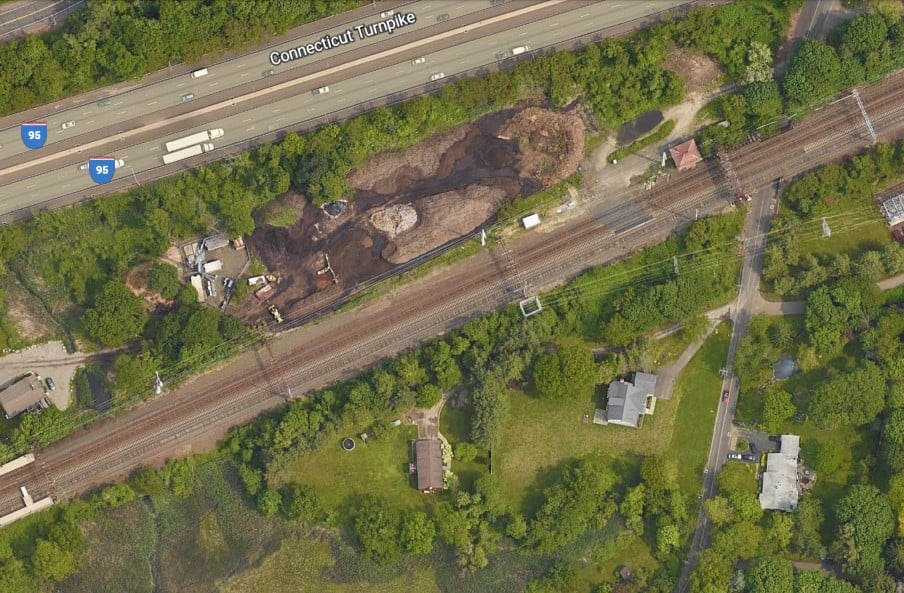 A Google Earth view of the area.