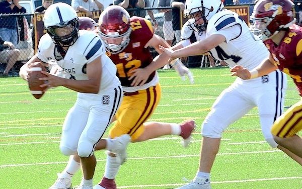 Staples wallops Westhill on football’s Senior Night