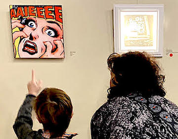 Collective holiday show: Good art comes in small frames