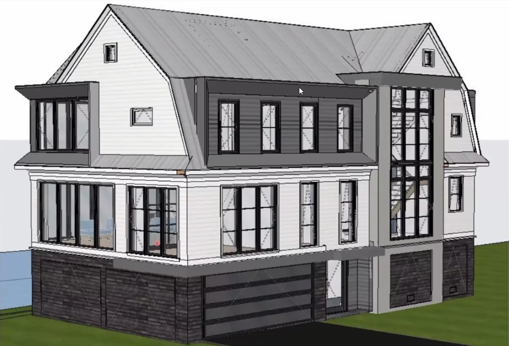 Rendering of the new 14 Cockenoe Drive.