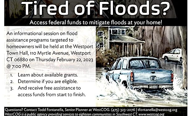 Info session on flood-mitigation programs set Feb. 22