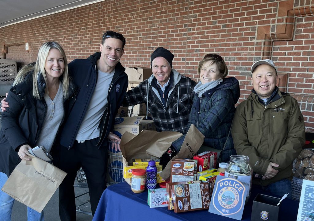 Souper Bowl volunteers Andrea Moore, Andrew Colabella, Robert Hauck, Maria Fraioli and Steven Chin.