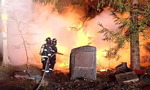 Occupants escape fiery car crash on Ford Road