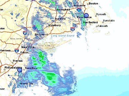 Nor’easter expected to blow into town Monday